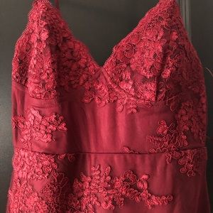 Fashion  Nova Lace Maxi Dress